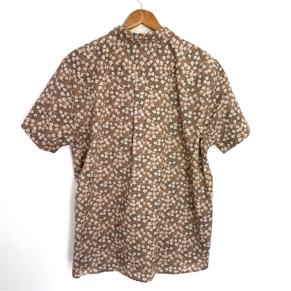 Patagonia Floral Moss Stingray Short Sleeve Shirt  2XL summer shirt BNWT - Picture 3 of 9
